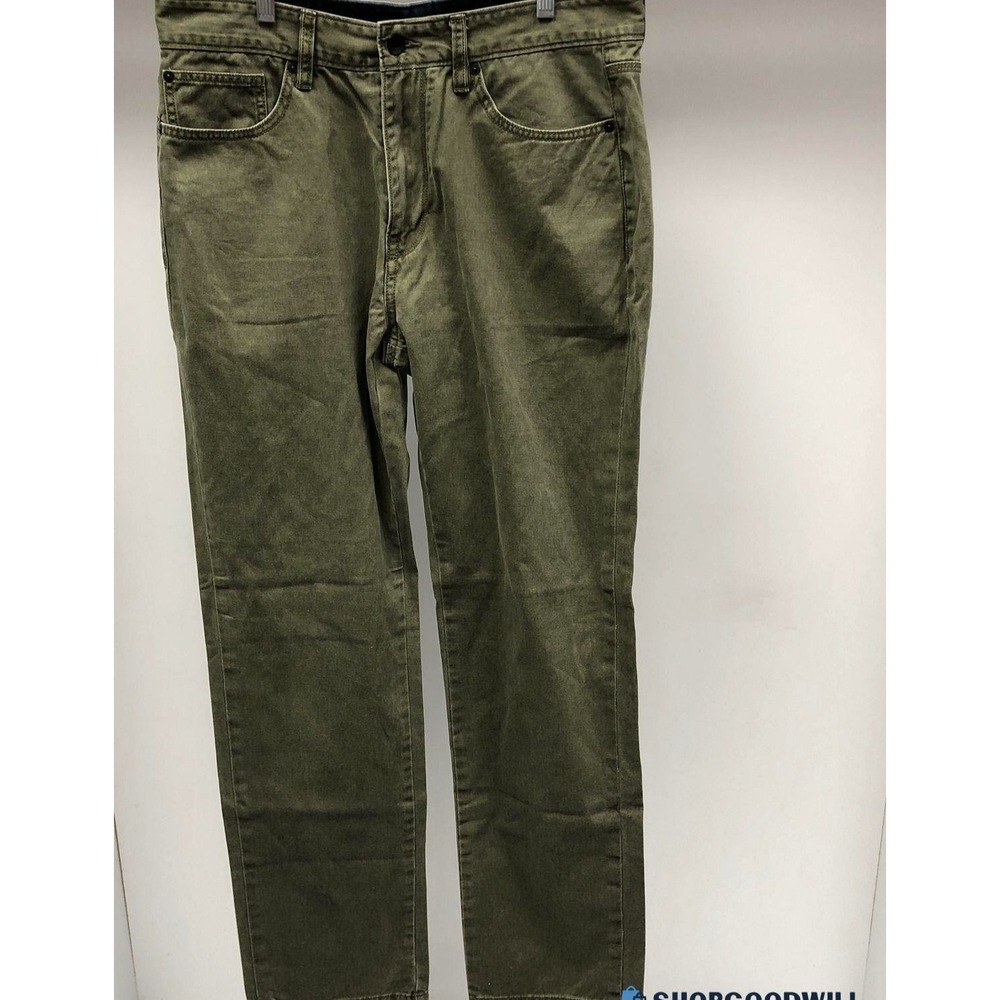 Nautica Jeans Company Men's Olive Green Pants - SZ 34/34